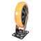 Vestil Polyurethane Swivel Caster 8 In. Diameter x 2 In. Width 902 Lb. Capacity Orange/Black CST-BN-8X2PUP-S - alternate 3